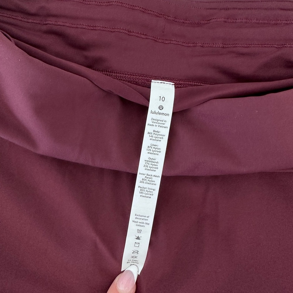 Lululemon Dark Adobe Play Off The Pleats Skirt - Picture 8 of 9
